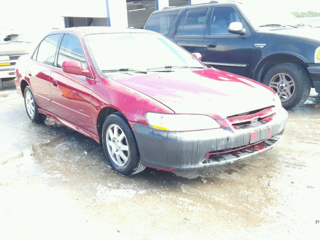 1HGCG56782A039203 - 2002 HONDA ACCORD SE BURGUNDY photo 1