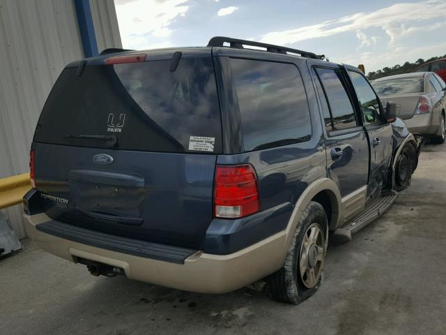 1FMPU17536LA86479 - 2006 FORD EXPEDITION BLUE photo 4