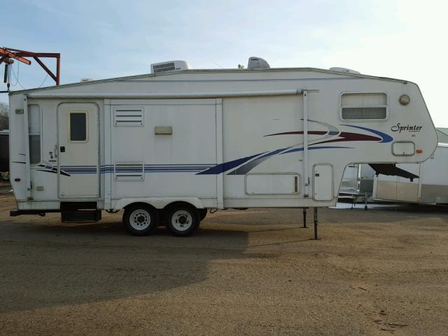 4YDF2622721200537 - 2001 KEYSTONE SPRINTER WHITE photo 1