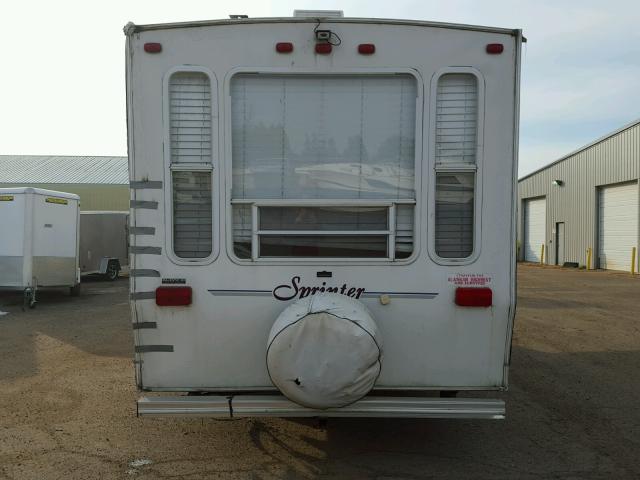 4YDF2622721200537 - 2001 KEYSTONE SPRINTER WHITE photo 4