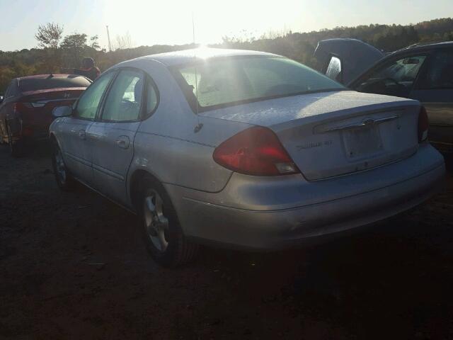 1FAFP53U51A113252 - 2001 FORD TAURUS SILVER photo 3