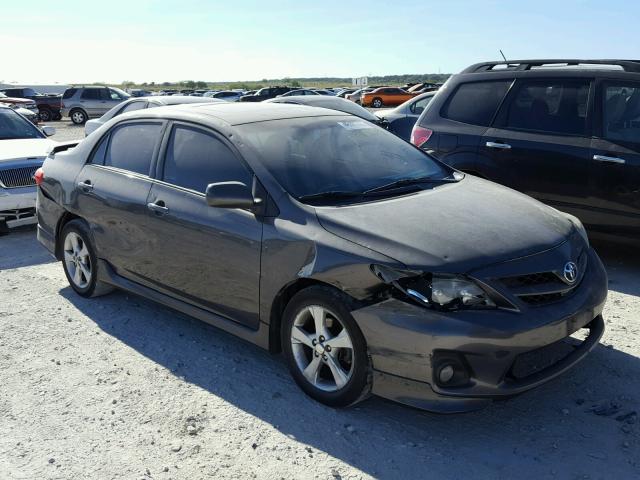 5YFBU4EE3CP049129 - 2012 TOYOTA COROLLA BA GRAY photo 1