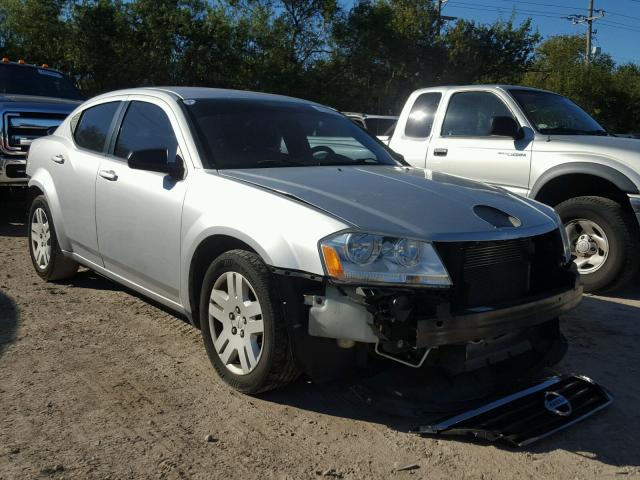 1B3BD4FB4BN609032 - 2011 DODGE AVENGER EX SILVER photo 1