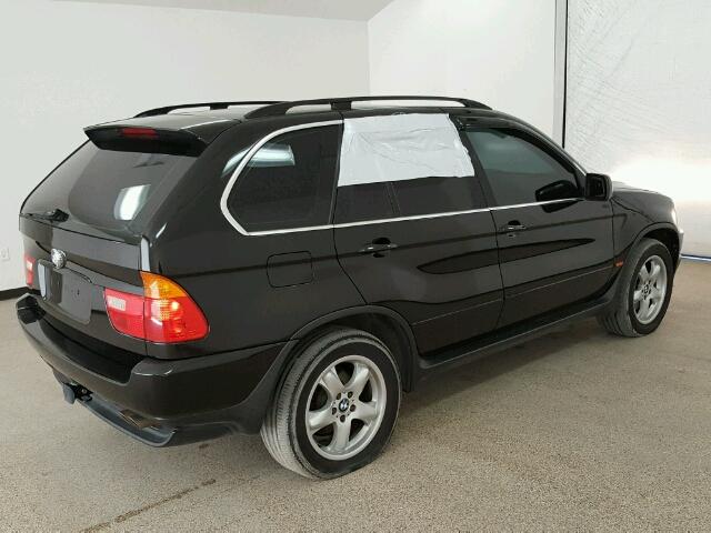 5UXFB33583LH42860 - 2003 BMW X5 4.4I BLACK photo 4