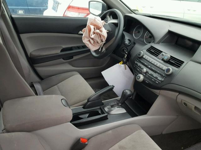 1HGCP2F30AA091421 - 2010 HONDA ACCORD LX GRAY photo 5