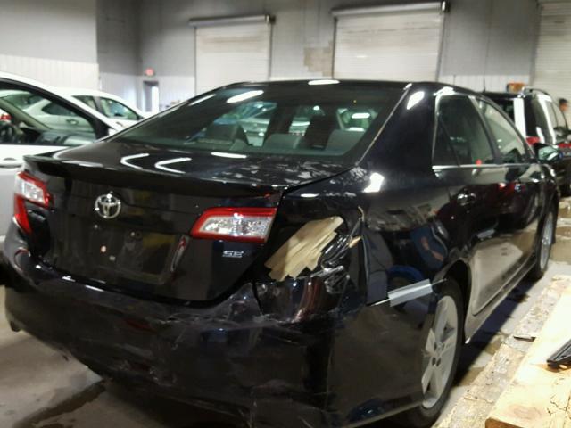 4T1BF1FK3EU356685 - 2014 TOYOTA CAMRY L BLACK photo 4