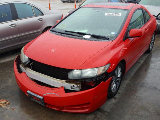 2HGFG12959H531552 - 2009 HONDA CIVIC EXL Qırmızı foto 2