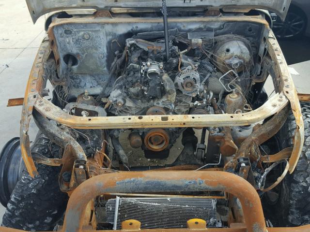 1J4GA59147L113571 - 2007 JEEP WRANGLER S BLACK photo 7