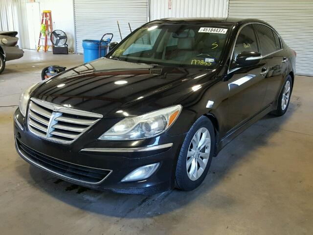 KMHGC4DD3CU177855 - 2012 HYUNDAI GENESIS 3. BLACK photo 2