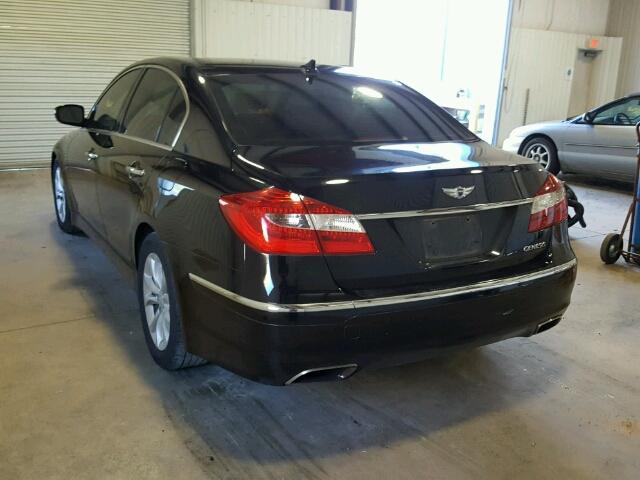 KMHGC4DD3CU177855 - 2012 HYUNDAI GENESIS 3. BLACK photo 3
