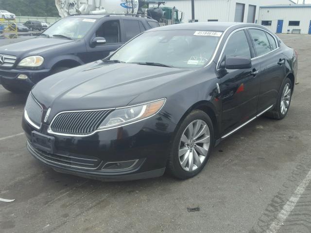 1LNHL9EK9GG601591 - 2016 LINCOLN MKS BLACK photo 2