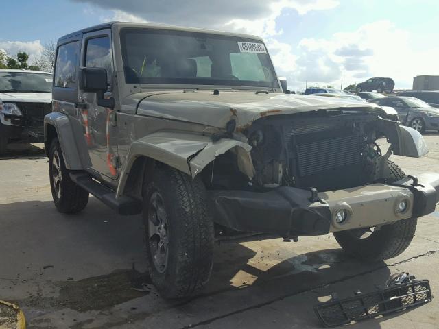 1C4AJWBG5HL605740 - 2017 JEEP WRANGLER S TAN photo 1