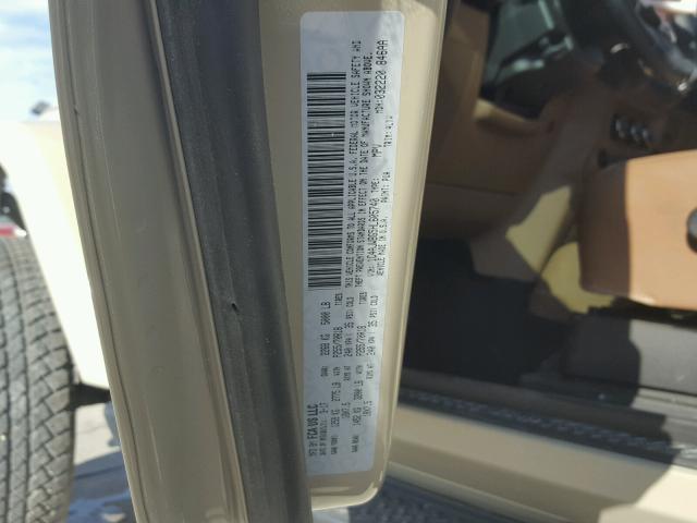 1C4AJWBG5HL605740 - 2017 JEEP WRANGLER S TAN photo 10