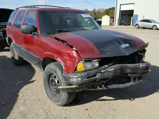 1GKDT13W4V2517283 - 1997 GMC JIMMY RED photo 1