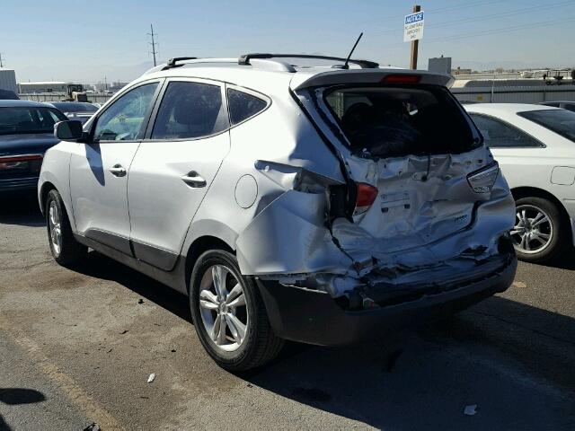 KM8JUCAC2CU430205 - 2012 HYUNDAI TUCSON GLS SILVER photo 3