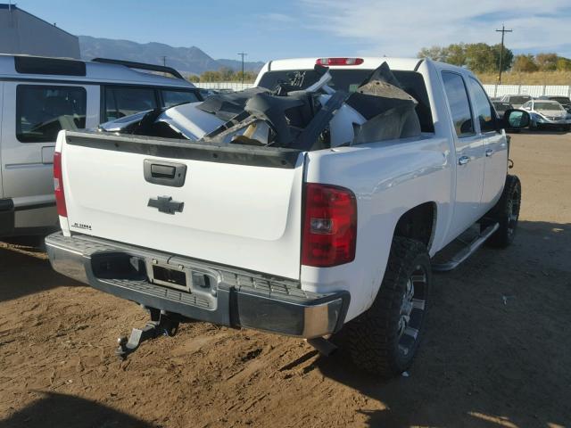 3GCEK23339G272441 - 2009 CHEVROLET SILVERADO WHITE photo 4