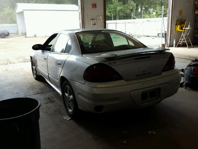 1G2NF52E73C226117 - 2003 PONTIAC GRAND AM S SILVER photo 3