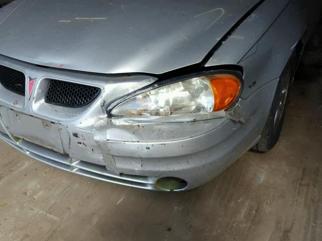 1G2NF52E73C226117 - 2003 PONTIAC GRAND AM S SILVER photo 9