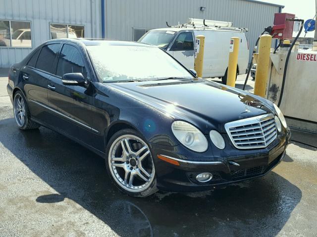 WDBUF72X77A983460 - 2007 MERCEDES-BENZ E 550 BLACK photo 1