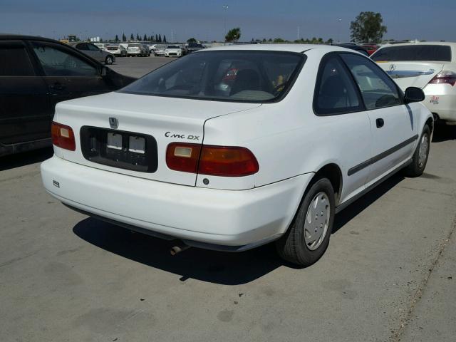 2HGEJ2128SH501538 - 1995 HONDA CIVIC DX WHITE photo 4