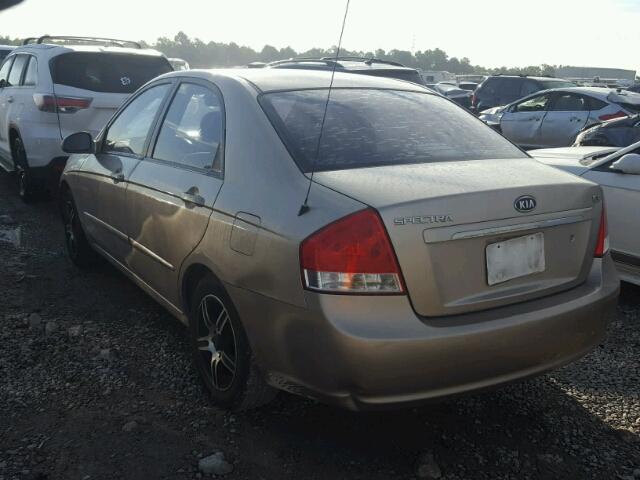 KNAFE121375481332 - 2007 KIA SPECTRA EX GOLD photo 3