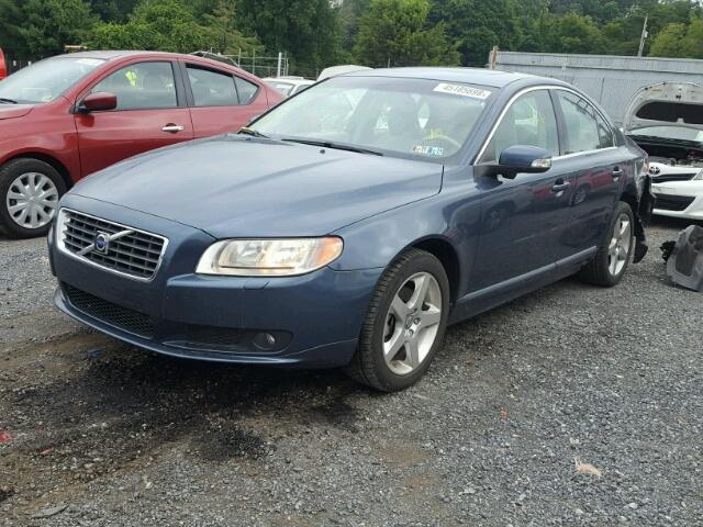 YV1AH992691091525 - 2009 VOLVO S80 T6 BLUE photo 2