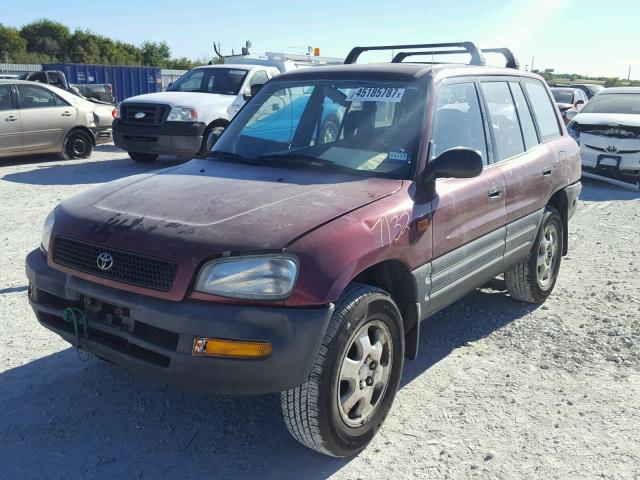 JT3HP10V2V0147755 - 1997 TOYOTA RAV4 RED photo 2