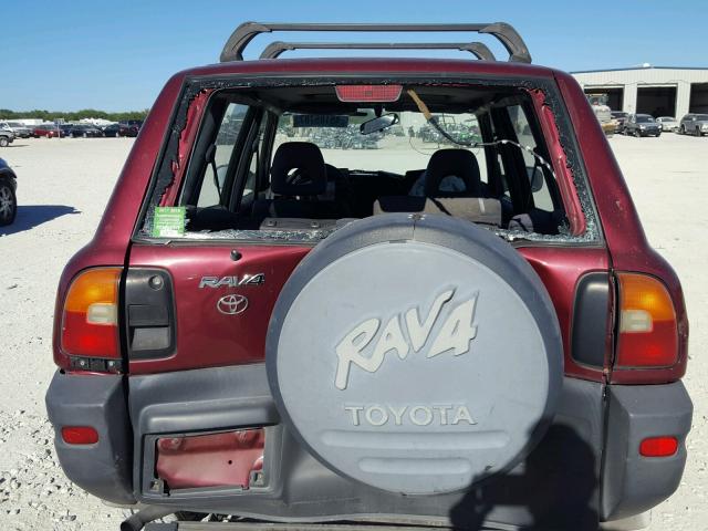 JT3HP10V2V0147755 - 1997 TOYOTA RAV4 RED photo 9