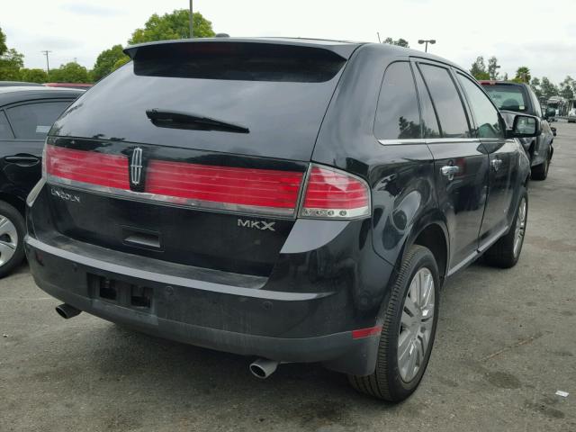 2LMDJ6JC4ABJ33757 - 2010 LINCOLN MKX BLACK photo 4