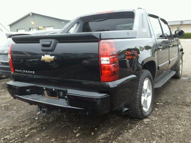 3GNFK12337G123841 - 2007 CHEVROLET AVALANCHE BLACK photo 4