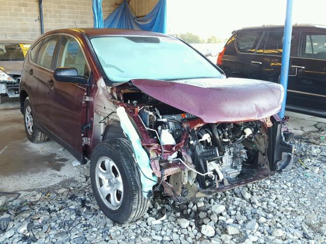 5J6RM3H32EL024361 - 2014 HONDA CR-V LX MAROON photo 1