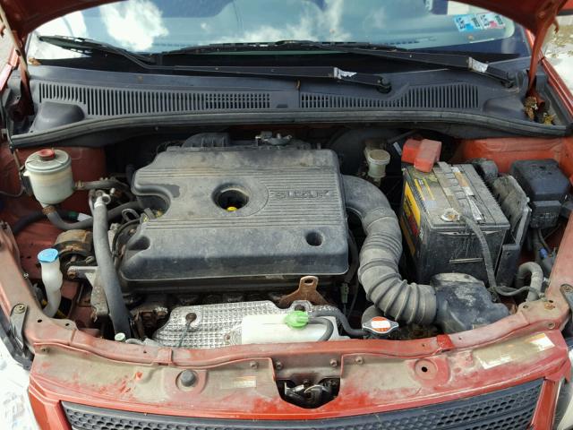 JS2YB413085105378 - 2008 SUZUKI SX4 BASE ORANGE photo 7