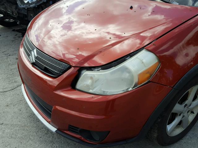 JS2YB413085105378 - 2008 SUZUKI SX4 BASE ORANGE photo 9