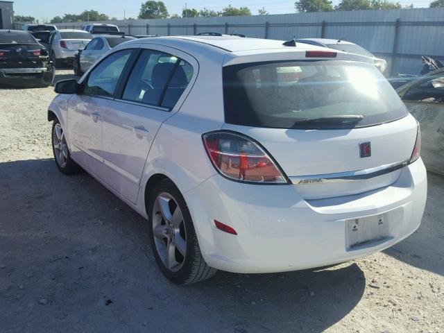 W08AT671785009217 - 2008 SATURN ASTRA XR WHITE photo 3