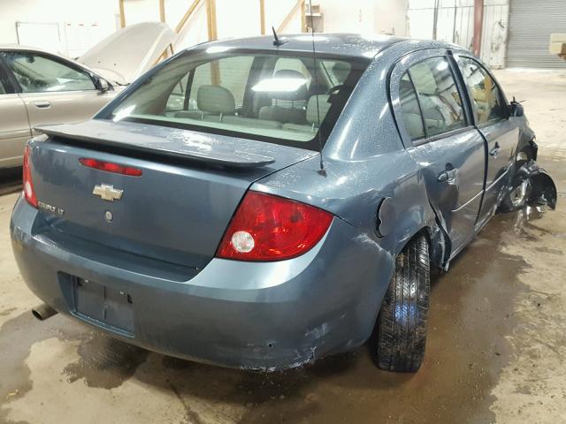 1G1AL58F867797611 - 2006 CHEVROLET COBALT BLUE photo 4