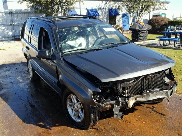 1J4GX48S93C504003 - 2003 JEEP GRAND CHER GRAY photo 1