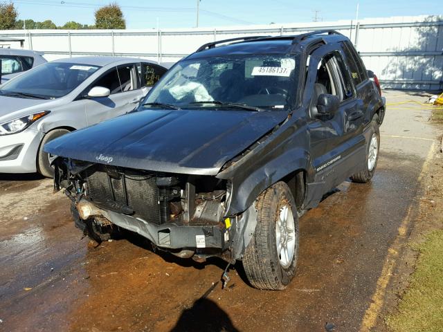 1J4GX48S93C504003 - 2003 JEEP GRAND CHER GRAY photo 2