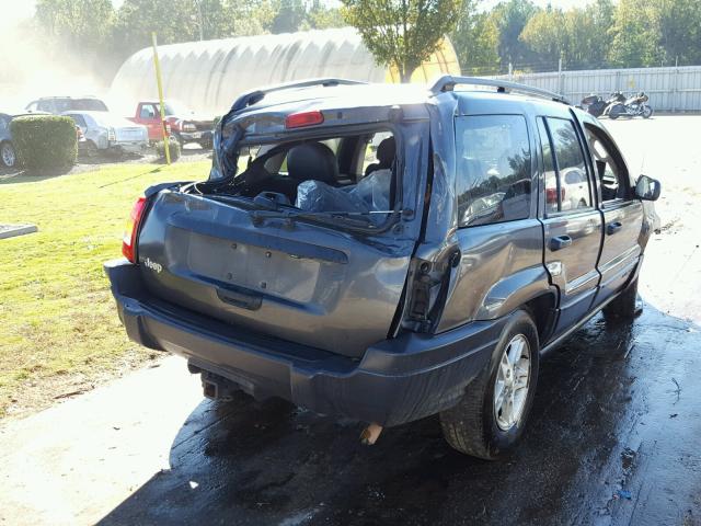 1J4GX48S93C504003 - 2003 JEEP GRAND CHER GRAY photo 4