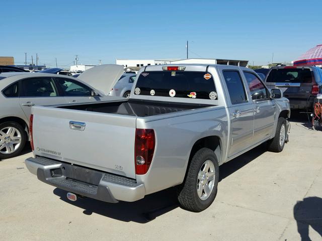 1GCDSCFE1C8167960 - 2012 CHEVROLET COLORADO SILVER photo 4