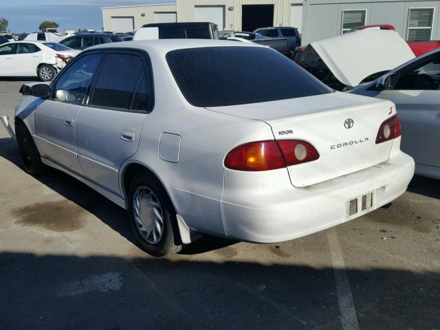 1NXBR12E21Z443480 - 2001 TOYOTA COROLLA CE WHITE photo 3