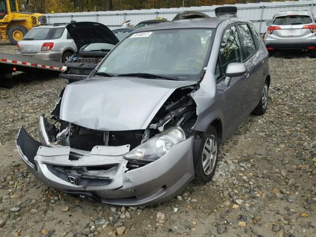 JHMGD37428S025025 - 2008 HONDA FIT GRAY photo 2