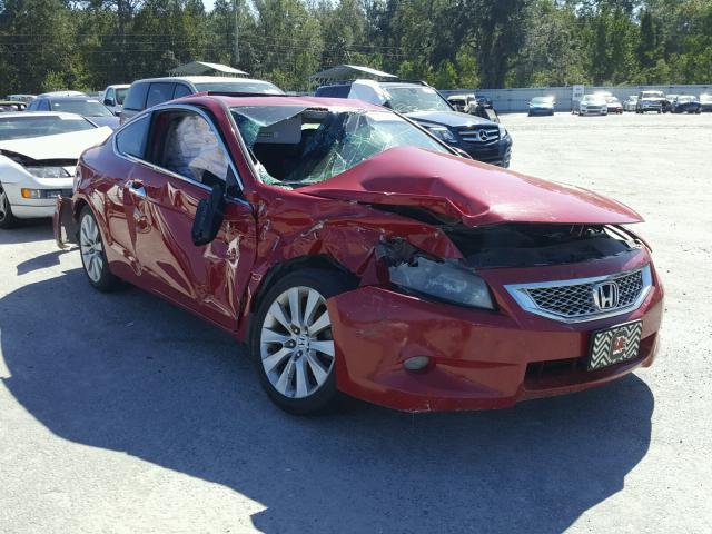 1HGCS2B83AA005194 - 2010 HONDA ACCORD RED photo 1