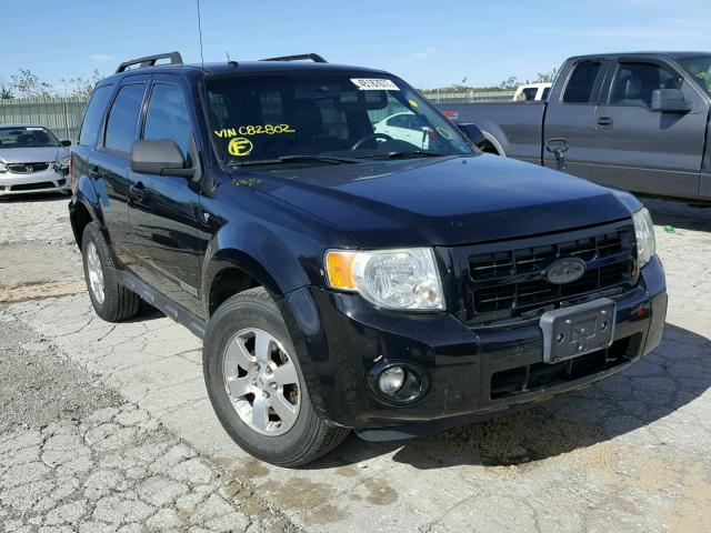 1FMCU04178KC82802 - 2008 FORD ESCAPE LIM BLACK photo 1