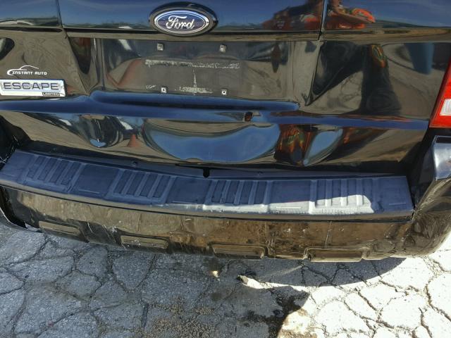 1FMCU04178KC82802 - 2008 FORD ESCAPE LIM BLACK photo 9