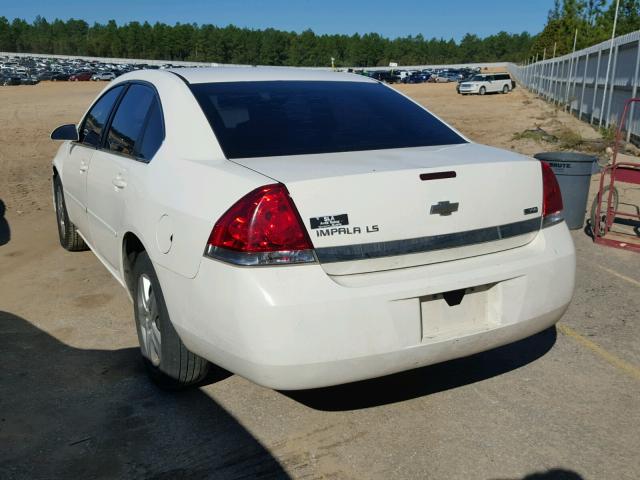 2G1WB58K979281165 - 2007 CHEVROLET IMPALA LS WHITE photo 3