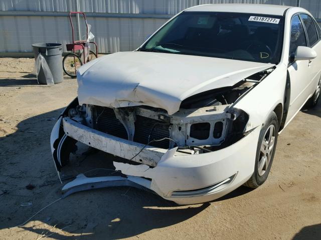 2G1WB58K979281165 - 2007 CHEVROLET IMPALA LS WHITE photo 9