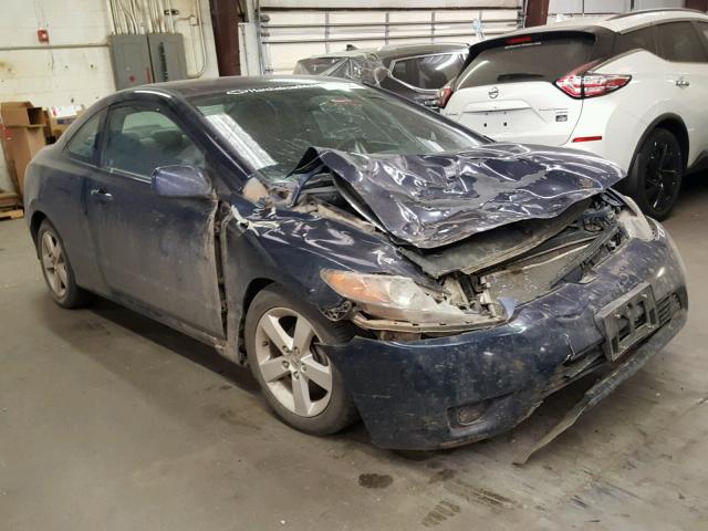 2HGFG12877H572169 - 2007 HONDA CIVIC EX BLUE photo 1