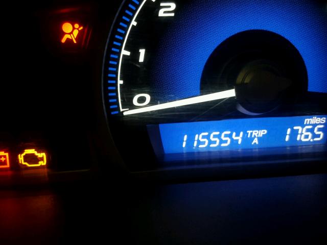 2HGFG12877H572169 - 2007 HONDA CIVIC EX ლურჯი ფოტო 8