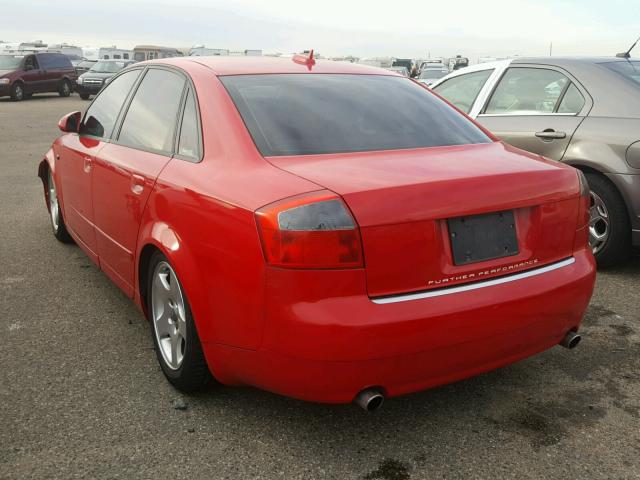 WAULC68E55A079820 - 2005 AUDI A4 RED photo 3