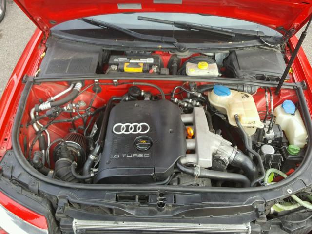 WAULC68E55A079820 - 2005 AUDI A4 RED photo 7